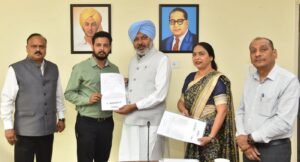 Finance Minister Harpal Cheema handed over appointment letters to 13 section officers