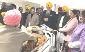 Speaker, Punjab Vidhan Sabha Kultar Singh Sandhawan on the occasion of attending a special function on the occasion of World Cancer Day at the local Pragma Medical Institute as Chief Guest.