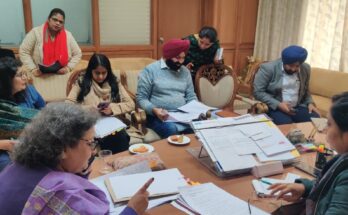 Minister for Social Security, Women and Child Development Dr. Baljit Kaur convened a meeting with department officials to accelerate employee promotions.