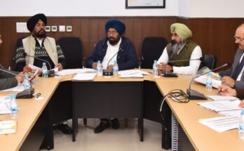 LOCAL GOVERNMENT MINISTER HELD A REVIEW MEETING WITH SENIOR OFFICIAL IN THE PRESENCE OF NRI AFFAIRS MINISTER KULDEEP SINGH DHALIWAL, POWER MINISTER HARBHAJAN SINGH ETO AND MLA's