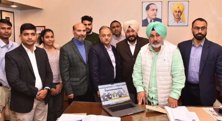 CHETAN SINGH JAURAMAJRA LAUNCHES NEW WEBSITE OF INFORMATION AND PUBLIC RELATIONS DEPARTMENT