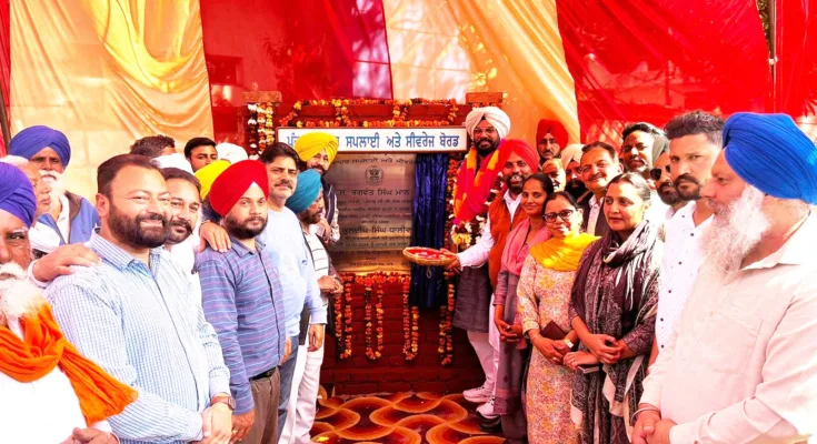 Cabinet Minister Kuldeep Singh Dhaliwal laid the foundation stone of water supply schemes in Ajnala and Ramdas.