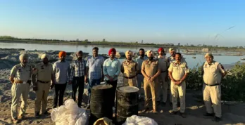 Excise and Commissionerate Police recover 6000- litres lahan