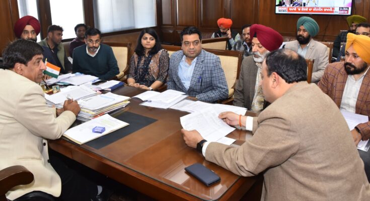 Jimpa directs to provide canal water projects to Hoshiarpur & adjoining villages of Kandi region