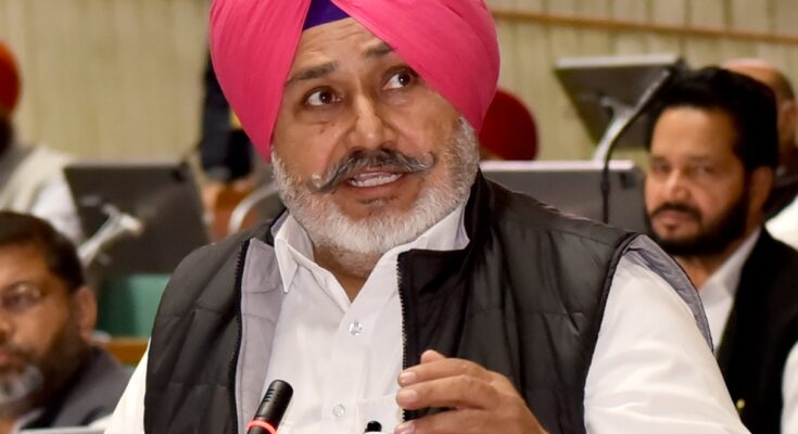 Punjab Water Resources and Soil & Water Conservation Minister S. Chetan Singh Jouramajra