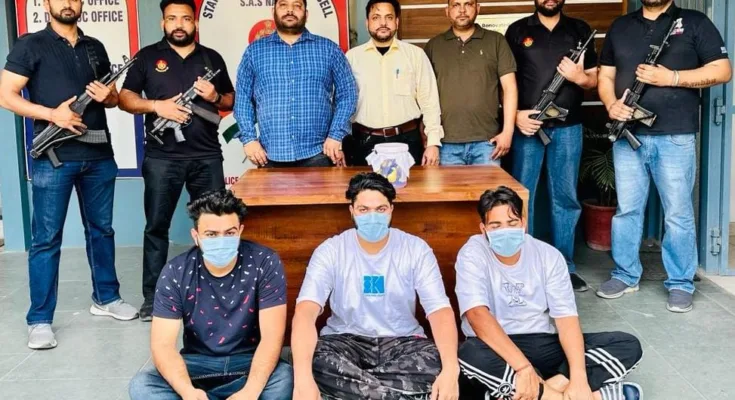 PUNJAB POLICE BUST CRIMINAL NETWORK BACKED BY USA-BASED PAVITTAR-HUSANDEEP GANG; THREE OPERATIVES HELD WITH PISTOL, FORTUNER CAR