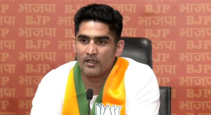 Boxer Vijender Singh joins BJP