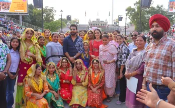 In the mega voter awareness event organized at Attari Border, Binu Dhillon made the youth aware about the right to vote.