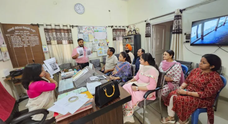 Ludhiana district administration organized a training session for campus ambassadors under Systematic Voters Education and Electoral Participation (SWEEP).