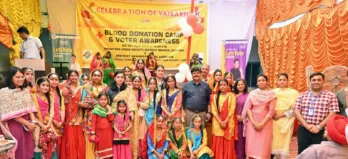 DC ludhiana while taking part in 'Baisakhi celebration' by Indian Red Cross Society urges residents to vote for better future of coming generations.