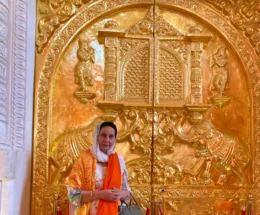 Former Minister of State for External Affairs and Member of Parliament from Patiala Parneet Kaur today visited the holy Shri Ram Temple, the birthplace of Lord Ram in Ayodhya.