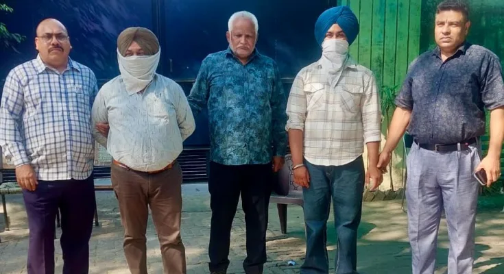 The Punjab Vigilance Bureau (VB) arrested a revenue Patwari and his accomplice for demanding and accepting a bribe of Rs 3,500.