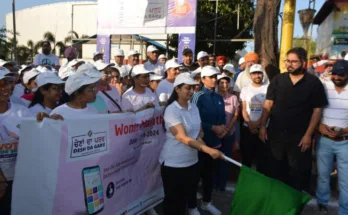 A large number of women voters participated in the women's marathon organized by the Mohali administration as voter awareness