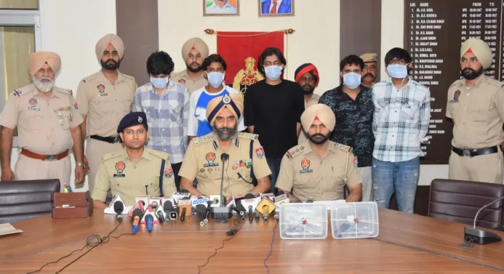 PUNJAB POLICE BUSTS INTERSTATE ORGANISED CRIME SYNDICATE; KINGPIN AMONG FIVE HELD WITH TWO PISTOLS