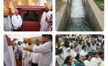 Cabinet Ministers Barinder Kumar Goyal and Tarunpreet Singh Saund inaugurated completed irrigation projects worth Rs 70.52 crore in Khanna