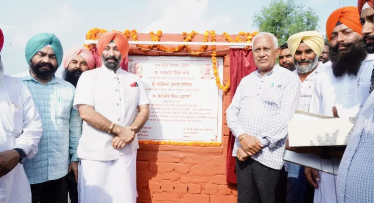 Canal water for irrigation has been provided to 96,598 acres of land in 79 villages of Sanaur constituency: Barinder Goyal
