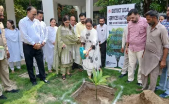 District Legal Services Authority planted various trees at the Court Complex, Sri Muktsar Sahib to provide relief from the rising heat – Mrs. Jaswinder Shimer, Honorable District and Sessions Judge, Sri Muktsar Sahib