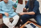 AAP MP Malvinder Singh Kang meets Union Minister Nitin Gadkari