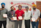 Blood donation camp organized at District Red Cross Society, Gurdaspur
