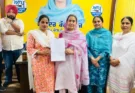 Constituency MLA Bharaj handed over appointment letters to five newly appointed Anganwadi workers