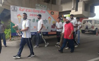 ਖੇਡਾਂ ਵਤਨ ਪੰਜਾਬ ਦੀਆਂ 2026: ਮਸ਼ਾਲ ਵਾਪਸੀ ਸਮਾਰੋਹ ਦੌਰਾਨ ਮਸ਼ਾਲ ਨਵਾਂਸ਼ਹਿਰ ਨੂੰ ਸੌਂਪੀ