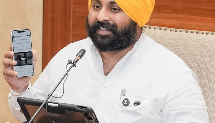 ਪੰਜਾਬ ਹੁਣ 'ਉੱਡਦਾ ਪੰਜਾਬ' ਤੋਂ 'ਪੜ੍ਹਦਾ ਪੰਜਾਬ' ਬਣ ਗਿਆ ਹੈ: ਹਰਜੋਤ ਸਿੰਘ ਬੈਂਸ