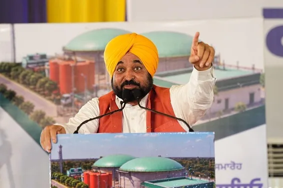 ਮੁੱਖ ਮੰਤਰੀ ਭਗਵੰਤ ਸਿੰਘ ਮਾਨ ਨੇ ਲੁਧਿਆਣਾ ਦੇ ਹੈਬੋਵਾਲ ਵਿੱਚ ਕੰਪਰੈੱਸਡ ਬਾਇਓਗੈਸ ਪਲਾਂਟ ਦਾ ਰੱਖਿਆ ਨੀਂਹ ਪੱਥਰ