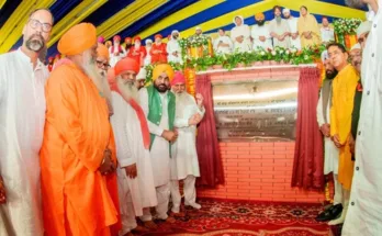 ਮੁੱਖ ਮੰਤਰੀ ਭਗਵੰਤ ਸਿੰਘ ਮਾਨ ਨੇ ਸ੍ਰੀ ਗੁਰੂ ਰਵਿਦਾਸ ਬਾਣੀ ਅਧਿਐਨ ਕੇਂਦਰ ਦਾ ਨੀਂਹ ਪੱਥਰ ਰੱਖਿਆ