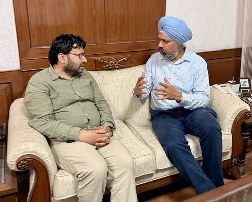 ਯੂ.ਕੇ. ਦੇ ਸੰਸਦ ਮੈਂਬਰ ਤਨਮਨਜੀਤ ਸਿੰਘ ਢੇਸੀ ਵੱਲੋਂ ਪ੍ਰਵਾਸੀ ਮਾਮਲੇ ਮੰਤਰੀ ਰਵਜੋਤ ਸਿੰਘ ਨਾਲ ਮੁਲਾਕਾਤ
