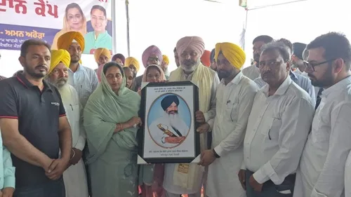 ਸਬੀਨਾ ਅਰੋੜਾ ਵੱਲੋਂ ਸੰਤ ਲੌਂਗੋਵਾਲ ਨੂੰ ਸ਼ਰਧਾਂਜਲੀ ਭੇਟ
