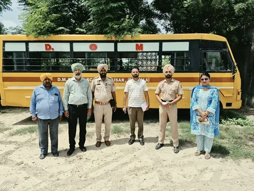ਸੇਫ ਸਕੂਲ ਵਾਹਨ ਪਾਲਿਸੀ ਤਹਿਤ ਵੱਖ-ਵੱਖ ਸਕੂਲਾਂ ਦੀਆਂ ਵੈਨਾਂ ਦੀ ਚੈਕਿੰਗ