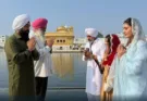 Raj Kundra pays obeisance at Sachkhand Sri Harmandir Sahib Ji (Sri Darbar Sahib) in Amritsar