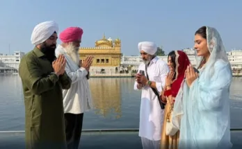 Raj Kundra pays obeisance at Sachkhand Sri Harmandir Sahib Ji (Sri Darbar Sahib) in Amritsar