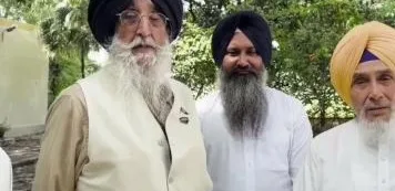 Sucha Singh Chhotepur met with Shiromani Akali Dal (Amritsar) President Simranjit Singh Mann.