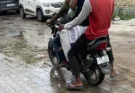 Traffic police issues challans for 42 vehicles without number plates, triple riding and illegal parking