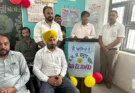 Under the Education Revolution, MLA Bram Shankar Jimpa distributed school bags to students.