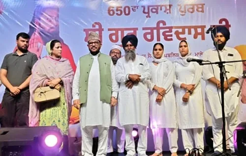 500 drones engrave the spiritual legacy of Sri Guru Ravidas Ji on the sands of Malerkotla