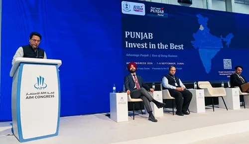 Aman Arora invites global investors to invest in Punjab with 100-125 percent FCI returns, fast-track approvals