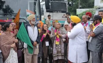Bus leaves from Agampur under Chief Minister's pilgrimage, Cabinet Minister Harjot Bains gives green signal