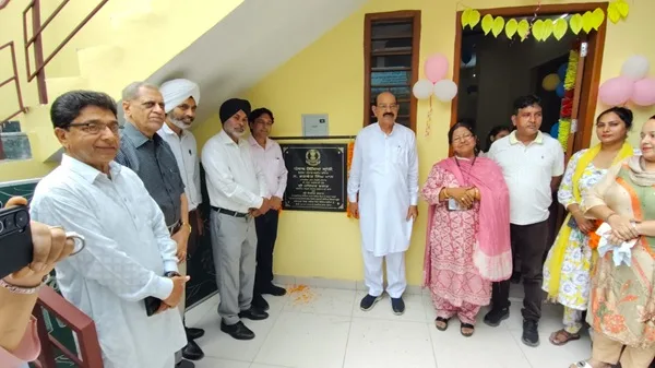Cabinet Minister Mohinder Bhagat inaugurates school projects worth Rs 15 lakh under Punjab Education Revolution