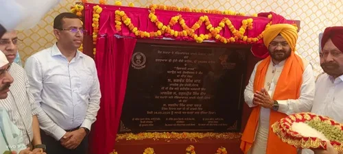 Cabinet Minister S. Saund laid the foundation stone of Heritage Street to be constructed at a cost of Rs. 8.74 crore at Sri Muktsar Sahib.