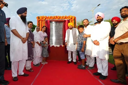 Chief Minister Bhagwant Mann's big announcement; HR-2 Road will now be known as 'Shaheed Colonel Manpreet Singh Marg'