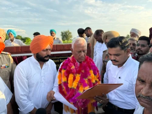 Chief Minister Bhagwant Singh Mann's thinking reached the fields; Canal water flowed on the tails: Barinder Kumar Goyal