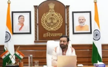 Chief Minister Naib Singh Saini launched the ‘Satrak-Haryana’ mobile app from the Haryana Secretariat on Thursday.