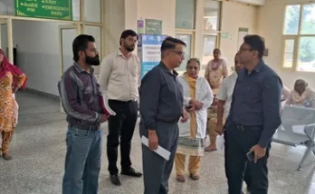 Civil Surgeon Rupnagar visited SDH Sri Chamkaur Sahib