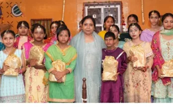 Dr. Baljit Kaur celebrated Teej and Rakhi with the children of child care institutions