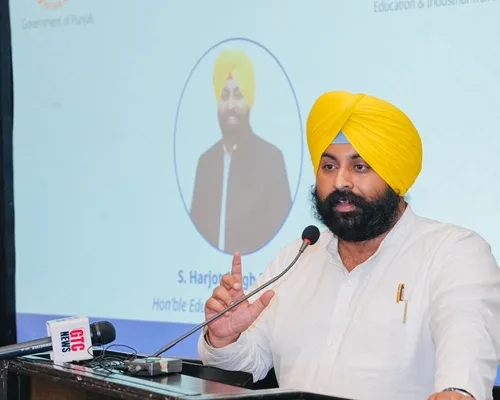 ਤਕਨੀਕੀ ਸਿੱਖਿਆ ਵਿੱਚ ਪੰਜਾਬ 27ਵੇਂ ਸਥਾਨ ਤੋਂ ਤੀਜੇ ਸਥਾਨ 'ਤੇ ਆਇਆ, ਸੂਬੇ ਨੂੰ ਨੰਬਰ 1 ‘ਤੇ ਲਿਆਉਣ ਦਾ ਟੀਚਾ ਮਿੱਥਿਆ: ਹਰਜੋਤ ਸਿੰਘ ਬੈਂਸ