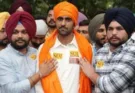  ਪੰਜਾਬ ਯੂਨੀਵਰਸਿਟੀ ਵਿੱਚ ਵਿਦਿਆਰਥੀ ਚੋਣਾਂ ਵਿੱਚ ਏਬੀਵੀਪੀ ਦੇ ਪ੍ਰਧਾਨ ਅਹੁਦੇ ਦੇ ਉਮੀਦਵਾਰ ਅੰਕਿਤ ਬਿਧਾਨ ਨੇ ਜਿੱਤ ਹਾਸਲ ਕੀਤੀ