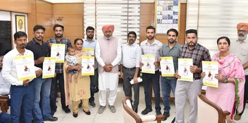Finance Minister Harpal Singh Cheema hands over appointment letters to 12 new clerks