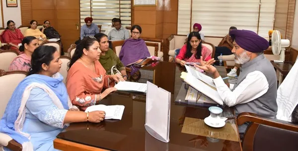 Finance Minister Harpal Singh Cheema holds extensive discussions with various employee unions and welfare associations